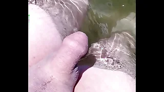 Nude at lake in K&ouml;ln